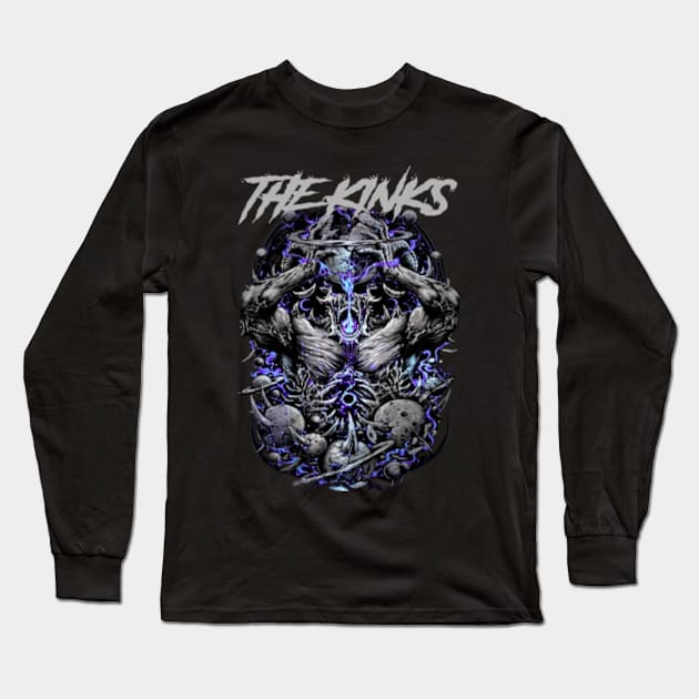 THE KINKS BAND DESIGN Long Sleeve T-Shirt by Rons Frogss